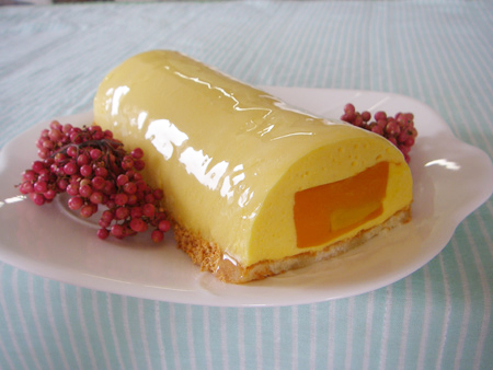 マンゴーとパッションのムース