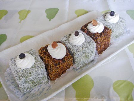 チョコと抹茶のレミントン