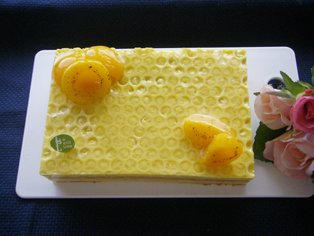 杏と蜂蜜のムース