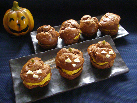 かぼちゃのシュークリーム