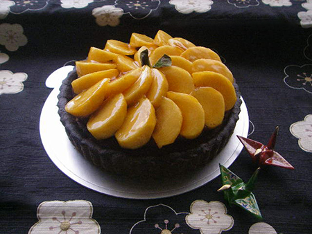 柿のタルト