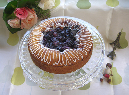 ブルーベリーとポピーシードのパウンドケーキ